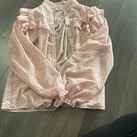 Zara pola dot blouse - Picture 2 of 2